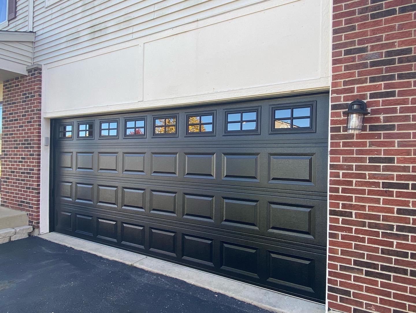 Black Panel Door